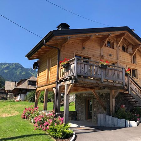 Chalet Cosy Et Moderne Vue Montagnes Seytroux Exterior foto