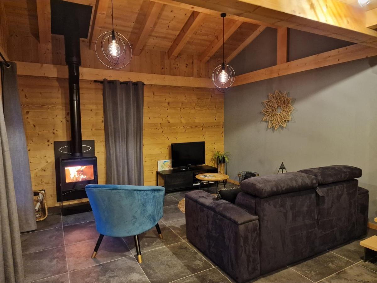 Chalet Cosy Et Moderne Vue Montagnes Seytroux Exterior foto